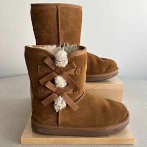 Koolaburra Chestnut Suede Boots by Ugg